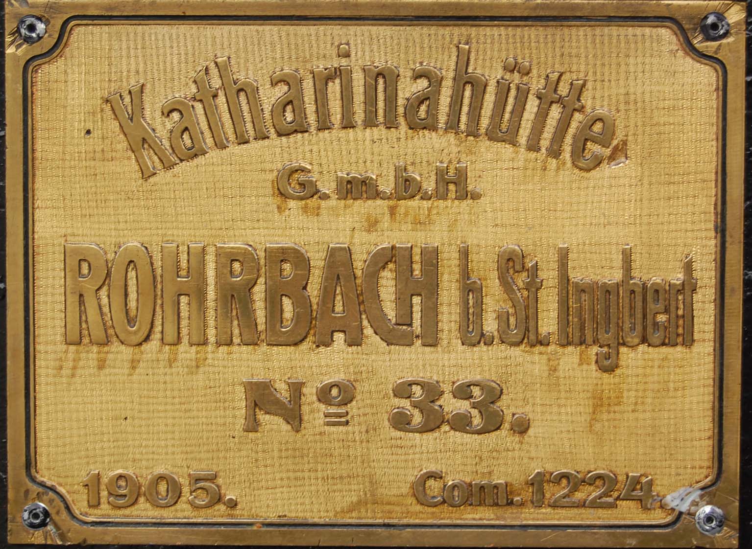 Katharinahütte, Rohrbach 1905